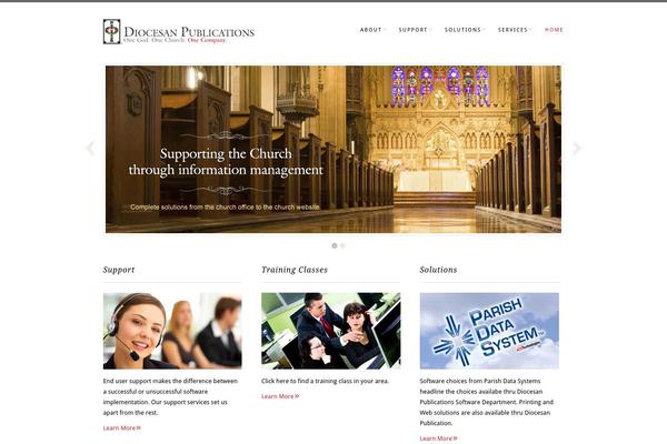 The Cotton theme site design template sample