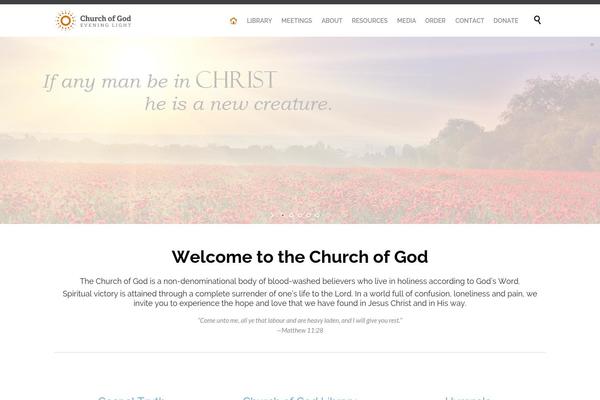 Church-event-child theme site design template sample