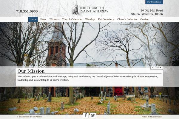 standrews theme websites examples