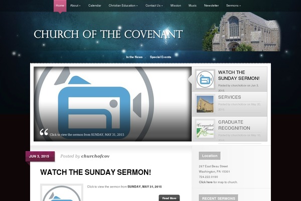 Glow theme site design template sample