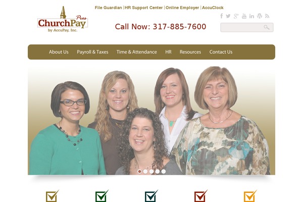 churchpaypros.com site used Accupay