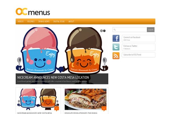 Boulevard theme site design template sample