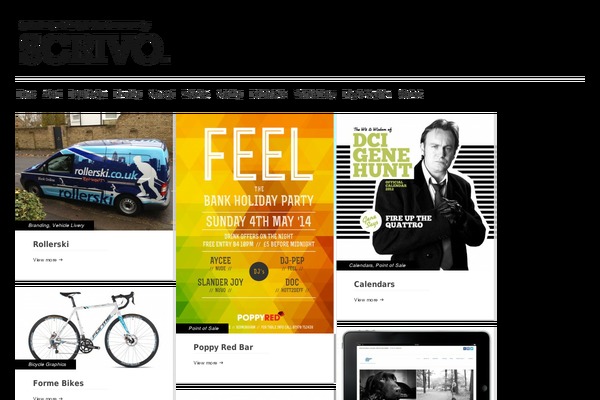 Gridly theme site design template sample