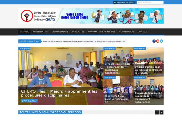 SaladMag theme site design template sample