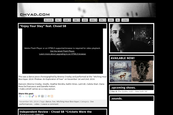 Site using CC Child Pages plugin
