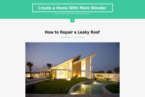 Stork theme site design template sample