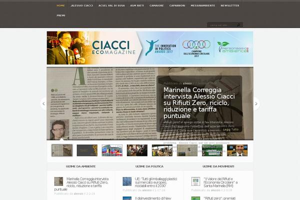 Aggregate theme site design template sample