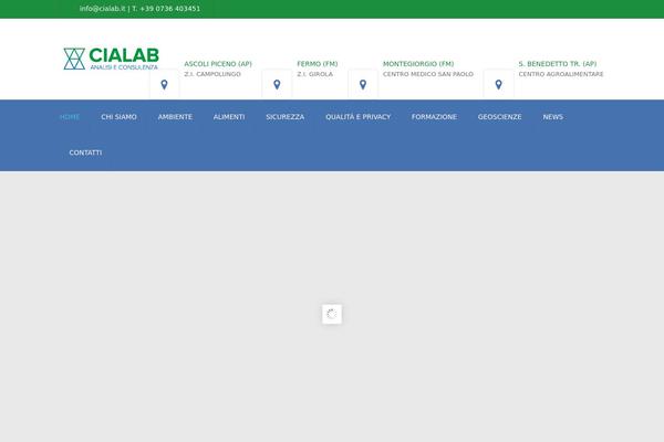 Transport-child theme site design template sample