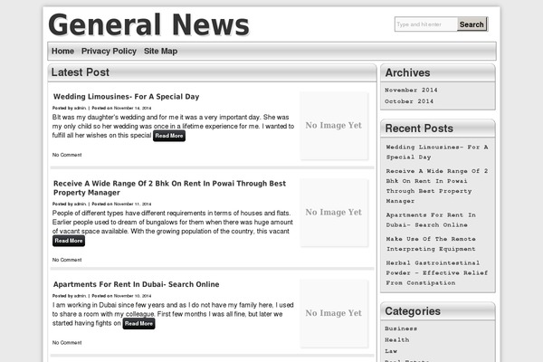 Artikler theme site design template sample