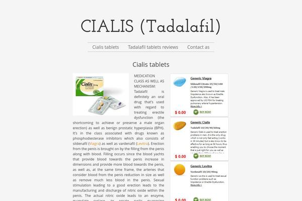 Mog theme site design template sample