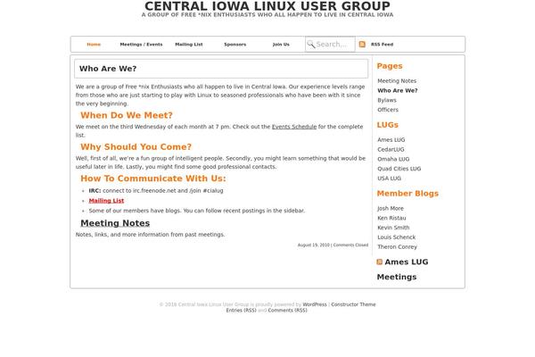 Constructor theme site design template sample
