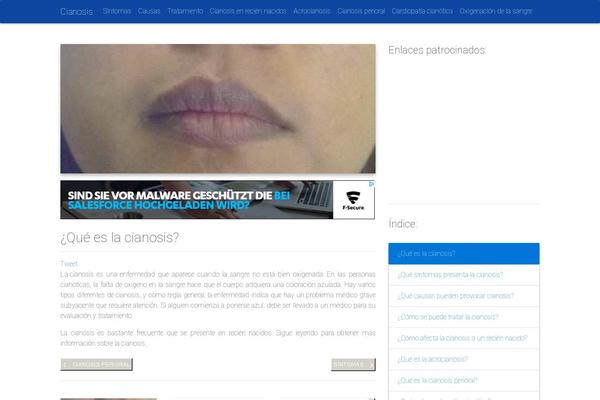 Site using Floating Social Bar plugin