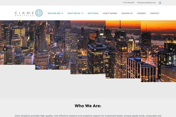 The Company theme site design template sample