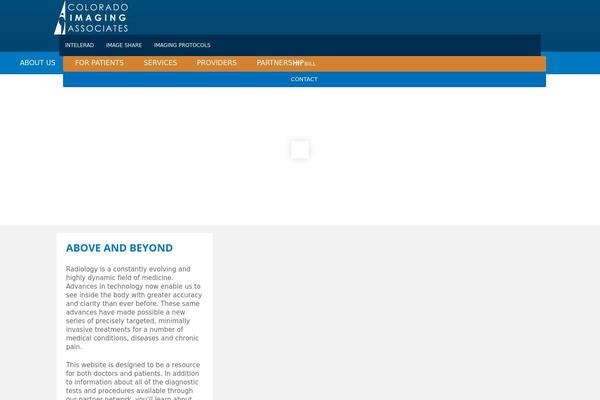 Impreza theme site design template sample