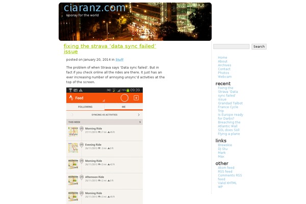 ciaranz.com site used The-simple-life