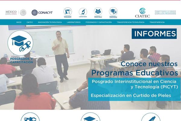 ciatec.mx site used Optimas