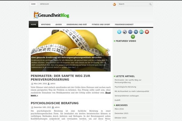 Innovation theme site design template sample