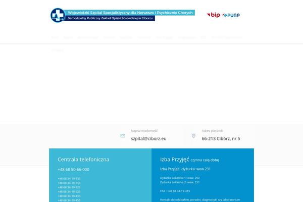 Medical-clinic theme site design template sample