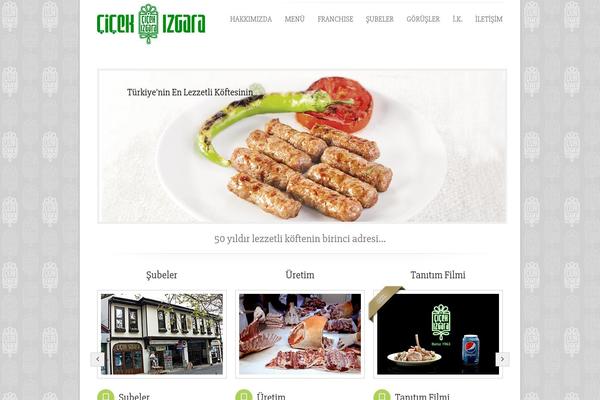 Dish theme site design template sample