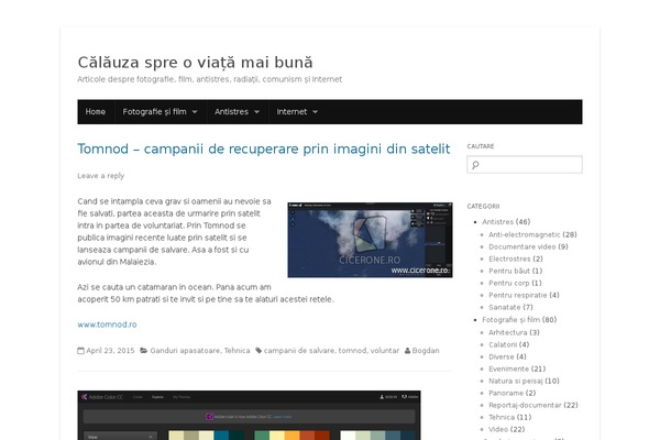 cicerone.ro site used Wp-forge-master
