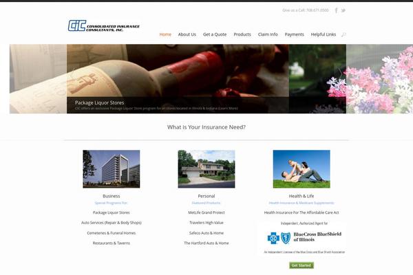 Blocked theme site design template sample
