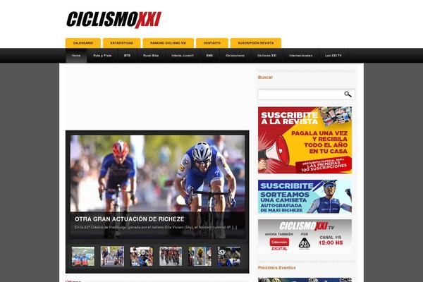 ciclismoxxi.com.ar site used Sportsmag-pro