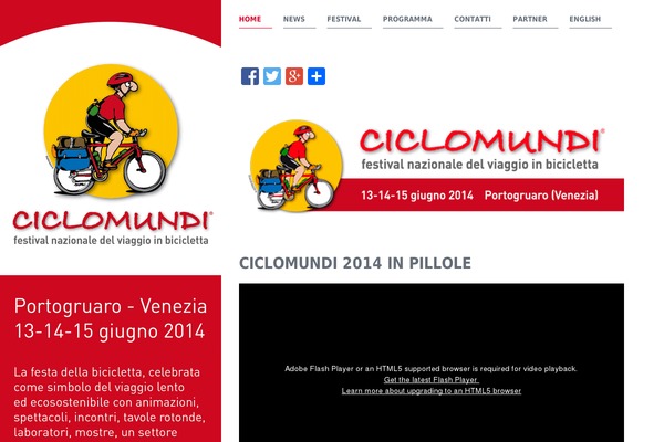 ciclomundi.it site used Gig-wp