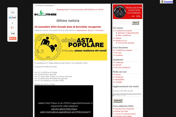 ciclonauti.org site used Red-top
