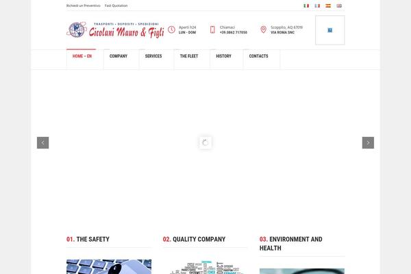 cicolani.com site used Logistic-business