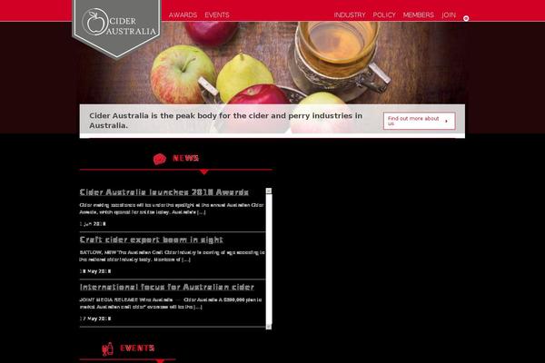 cideraustralia.org.au site used Cideraustralia