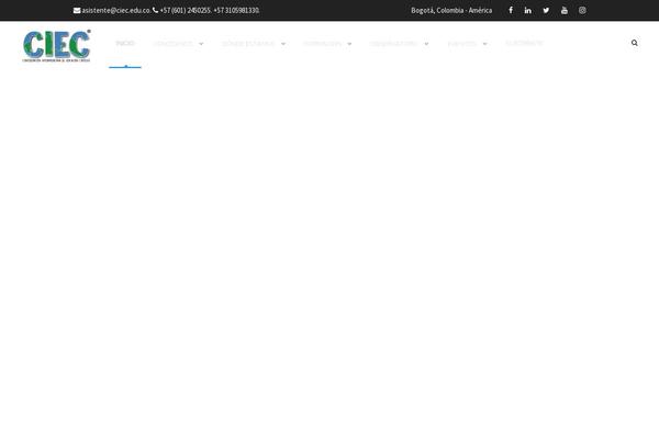 WordPress website example screenshot