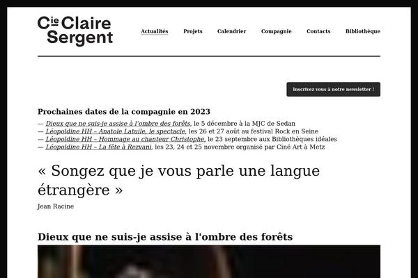 Kalium theme site design template sample