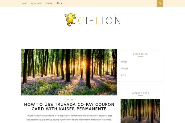 Blogic theme site design template sample