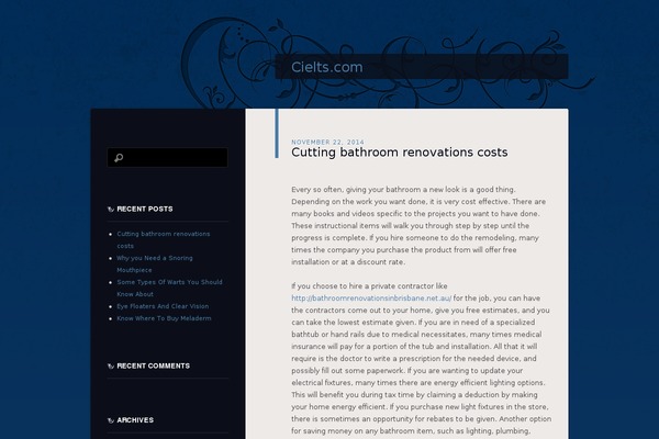 Dusk To Dawn theme site design template sample