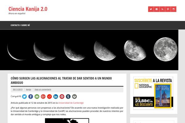 cienciakanija.com site used Dynamic News Lite