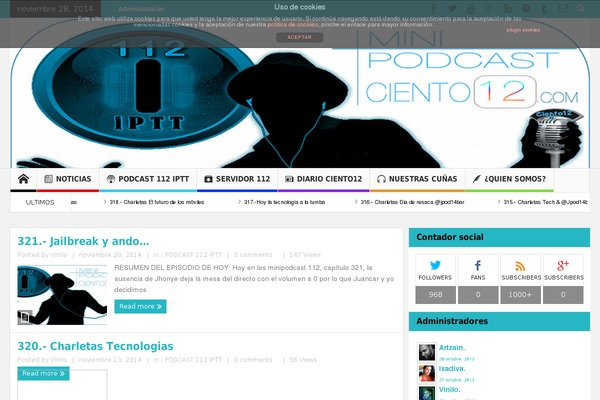 Site using ADN for WP plugin