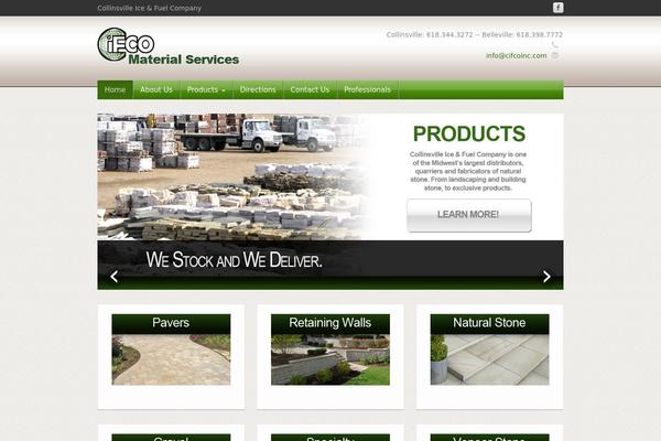Site using iFeature Slider plugin