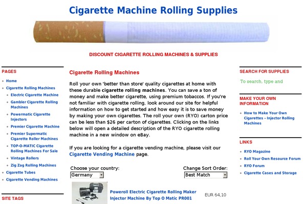 cigarettemachinerolling.com site used Cutline1.2-3columnsplit