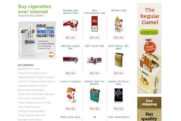Ari theme site design template sample