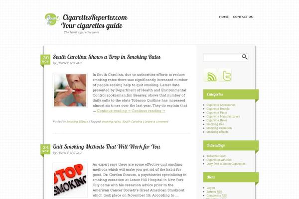Pongsari theme site design template sample