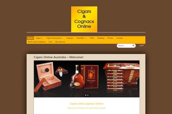 Merchant theme site design template sample