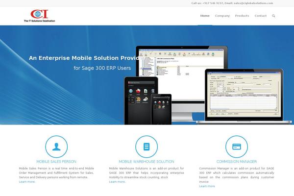 Enfold theme site design template sample