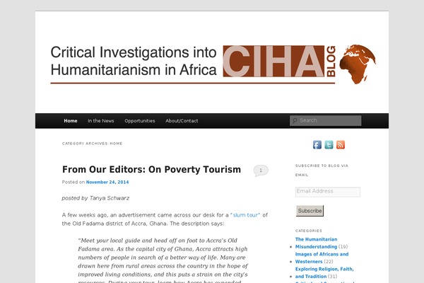 Twenty Eleven theme site design template sample