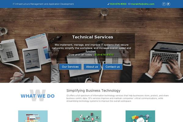 ciinc.com site used Genesis-block-theme