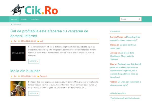 Nirvana theme site design template sample
