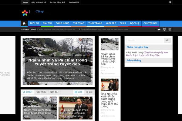 Multinews theme site design template sample