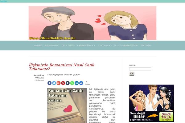 Evolution theme site design template sample