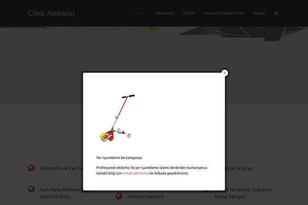 Impreza theme site design template sample