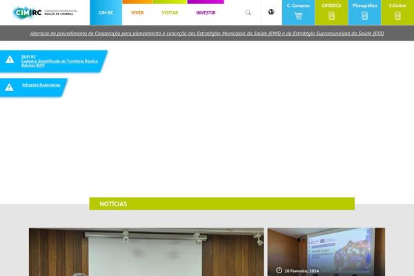 cim-regiaodecoimbra.pt site used BeTheme Child