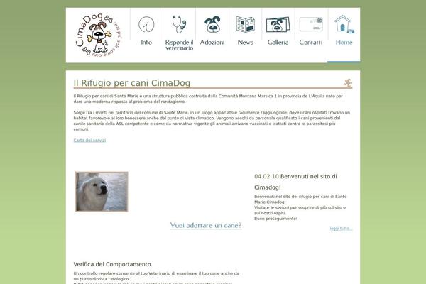 cimadog.it site used Cima